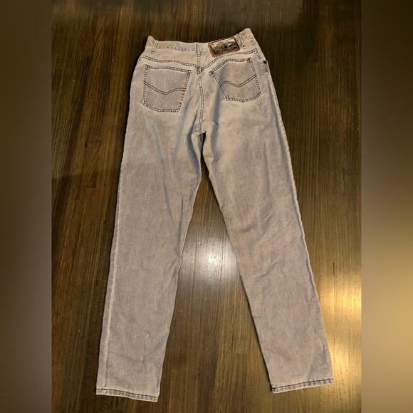 Kenzo Pants - KENZO Women’s Light Grey Denim Straight Leg Jeans Size 28